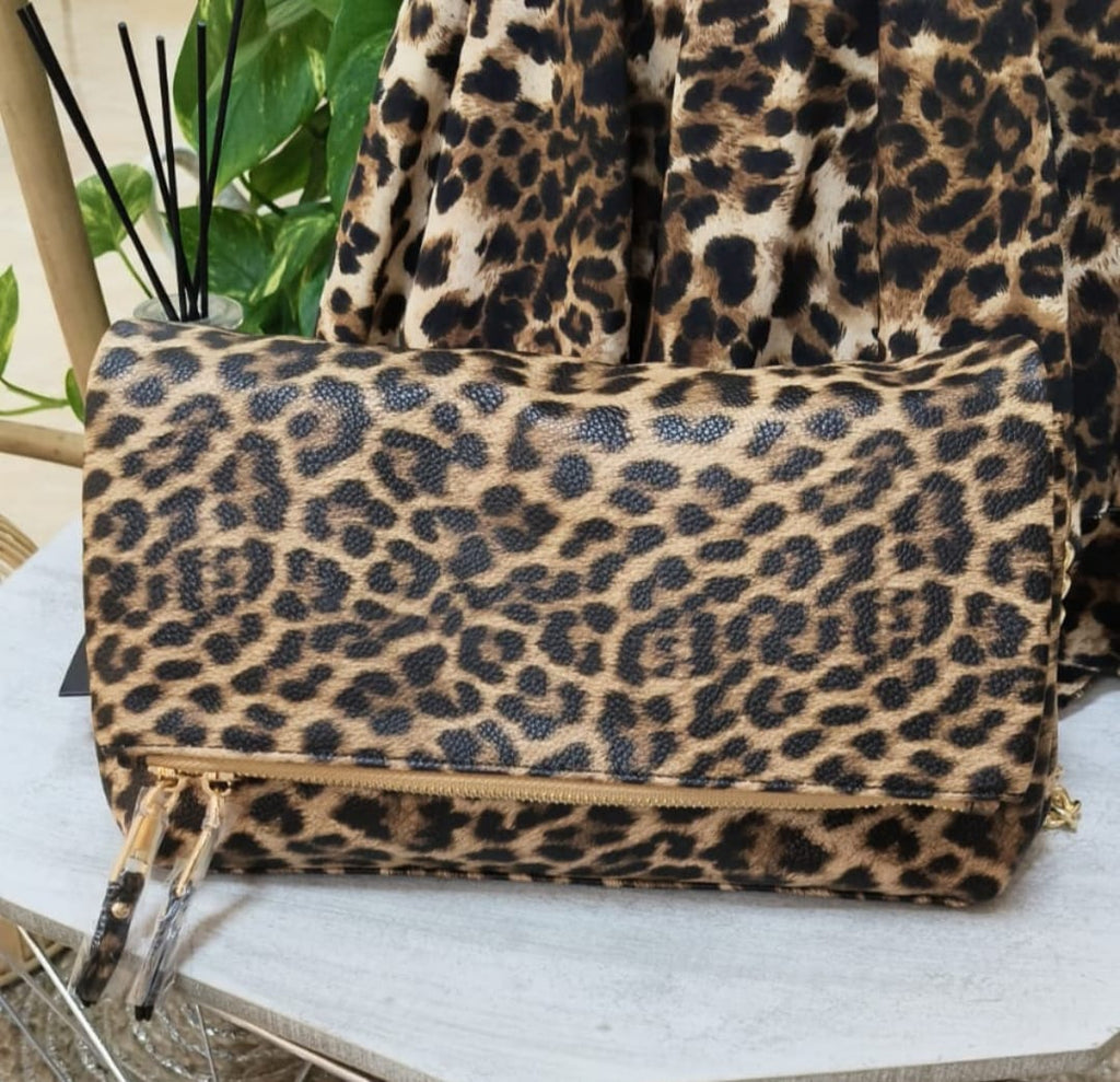 Bolso LEOPARDO DORADO - GARA