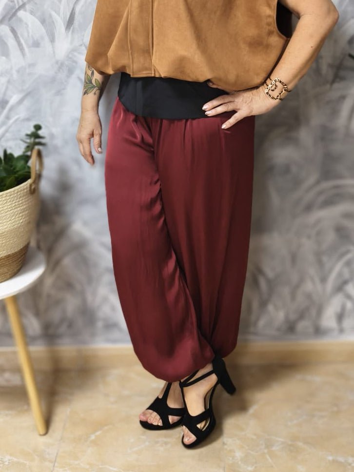 Pantalón GRACIA BURDEOS - GARA