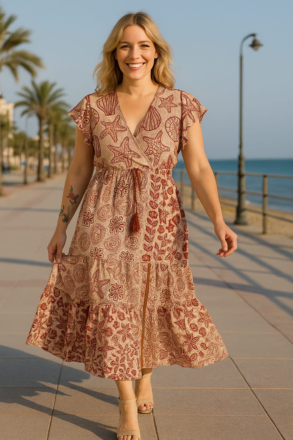 Vestido AITANA ARENA - GARA