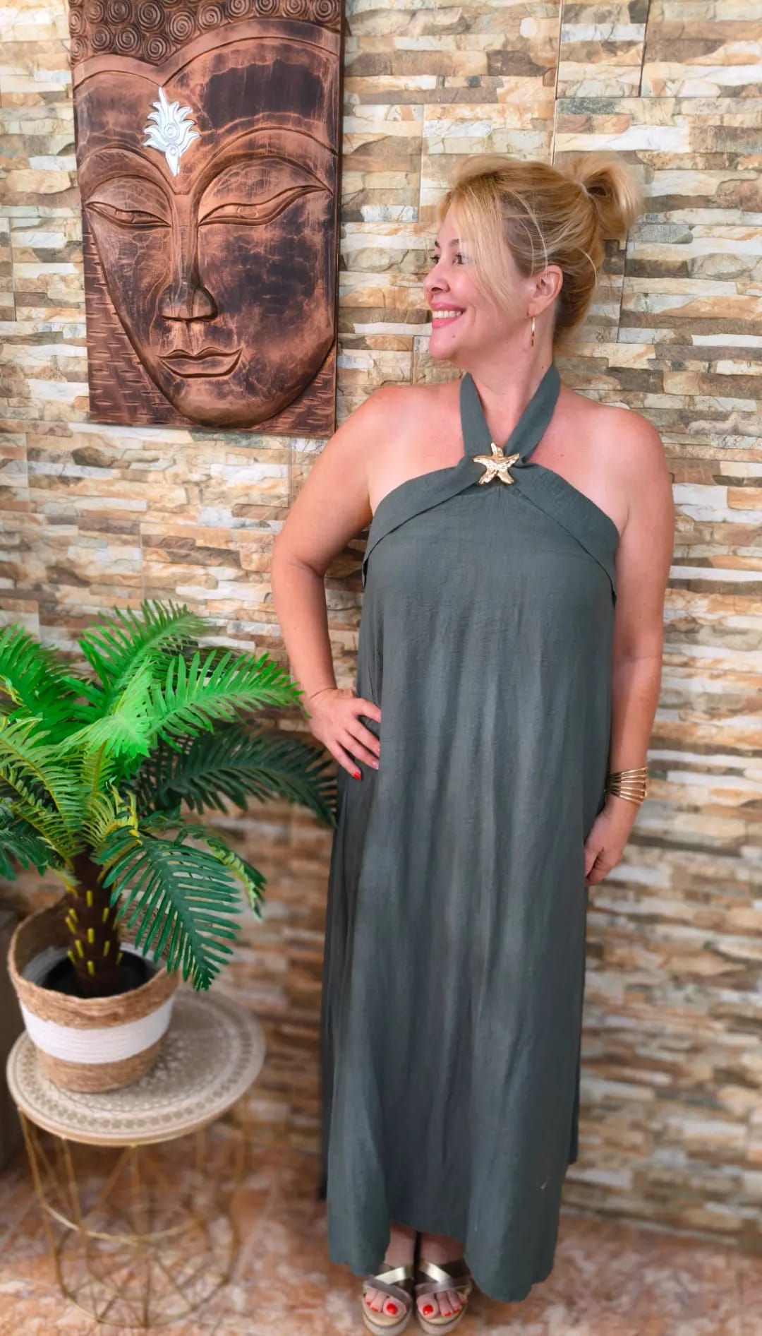 Vestido DANIELA Verde - GARA